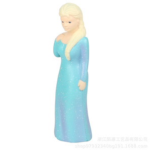 Muñeca Princesa Elsa de TPE, Juguete para Niñas de 5 a 7 Años, Juguete Antiestrés - Product Image 2