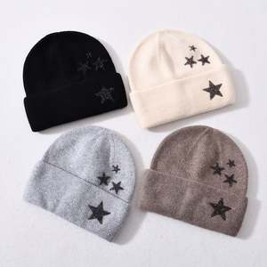 Nuevo Gorro de Invierno Unisex, Suave, Grueso, Cálido y Elástico, de Punto, Liso, al por Mayor, Gorro de Mujer con Puño Grueso - Product Image 5