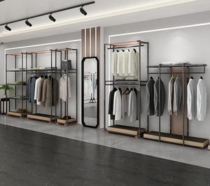 Nhà máy phổ biến trung tâm mua sắm hiển thị Kệ quần áo cửa hàng hiển thị đồ nội thất cửa hàng bán lẻ đồ đạc - Product Image 1