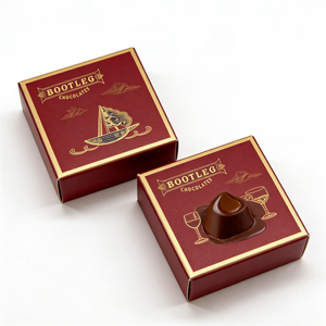 Scatola di Carta Personalizzata Ecologica per Imballaggio di Biscotti e Snack da <span class=keywords><strong>Asporto</strong></span> - Product Image 2