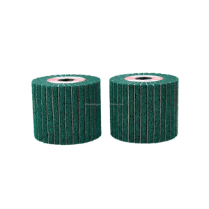 <span class=keywords><strong>Brosse</strong></span> à lamelles abrasive en nylon non tissé <span class=keywords><strong>pour</strong></span> le polissage et le meulage des surfaces métalliques et en acier inoxydable OEM - Product Image 4
