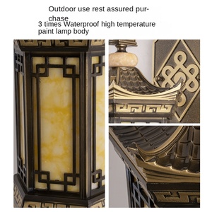 Outdoor Wall Mount Aluminum <b>LED</b> Lantern 3500K Warm White Tempered Glass <b>Diffuser</b> Waterproof 10-Year Warranty Dimmable Garden - Product Image 4