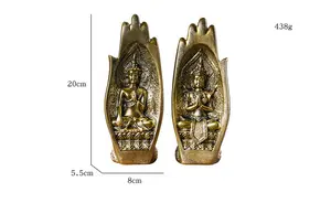 Dekorasi kreatif resin tangan retro seni klasik kerajinan ornamen Buddha