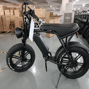 2023 New ebike fat tire bike 250w 20inch electric bike fatbike ouxi v8 fattire e bike 7 speed gear for man 50km/h
