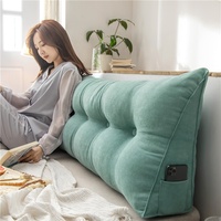 Coussins de dossier pour s'asseoir au lit, adultes et enfants, coussin en forme de coin pour s'asseoir, dossier triangulaire pour lit, coussin de soutien pour le dos