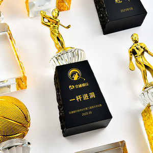 Trofeo de Fútbol de <span class=keywords><strong>Diseño</strong></span> Personalizado, Bota de Oro de Cristal, Globo de Oro, Guante de Premio, <span class=keywords><strong>Trofeos</strong></span> de Premiación para Jugadores Destacados - Product Image 5