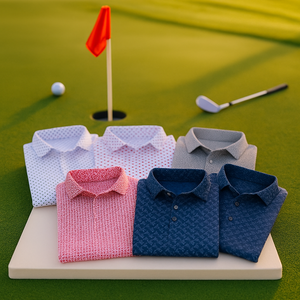 Chemise polo à manches courtes décontractée de qualité supérieure pour hommes, vêtements de sport pour hommes, chemises polo avec logo personnalisé, t-shirts de golf - Product Image 1