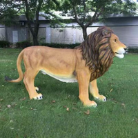 Moules en plastique ABS pour statues de lions en béton, pour jardin, de bonne qualité, pour sculptures décoratives d'extérieur
