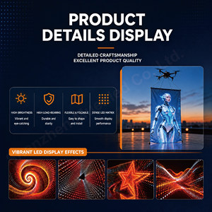 Écran LED d'extérieur P25 Flying Monty Carpet, luminosité 4000 cd, fréquence de rafraîchissement 1920 Hz, étanche, pour utilisation en concert - Product Image 5