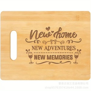 Bamboo Cutting Board Rectangle Solid <b>Wood</b> For Kitchen Meat Vegetable Cheese Chopping <b>Block</b> - Product Image 5