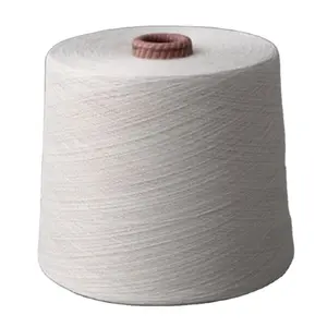 100% polyester spun yarn ne 30/1 waxed for knitting