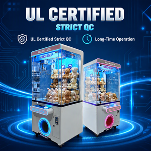 Máquina de garras con certificación UL para negocio de juegos, atrapapremios, máquina de grúa de muñecas, máquina recreativa operada con monedas, para caza de juguetes y agarre de premios - Product Image 1