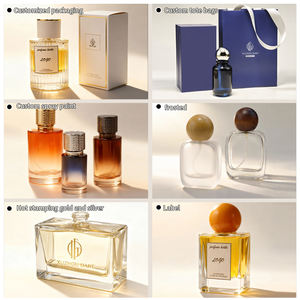 Venta al por mayor de botellas de perfume de vidrio de borosilicato de alta calidad de 80 ml y 100 ml, color personalizado, con adorno interior en forma de corazón y caja de lujo para <span class=keywords><strong>mujer</strong></span> - Product Image 5