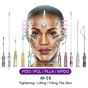 Tıbbi Klinik <span class=keywords><strong>V</strong></span> Hattı Dikenli Cog 6D 21G 38mm Yarım Künt L Kısa Cog Yüz Germe Hilos Tensores İplikleri - Product Image 5