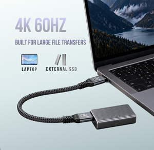 สายเคเบิล USB 3.2 Type C to C ที่ได้รับการรับรอง รองรับ 4K@60Hz 20Gbps 100W สำหรับการชาร์จ - Product Image 5