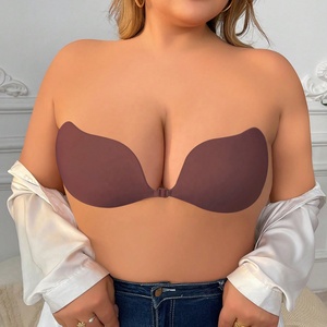 Boucle Avant Abricot Noir Bordeaux Plus Size Mamelon Patch Poitrine Invisible Soutien-Gorge <span class=keywords><strong>Brest</strong></span> Lift Tape Mango Shape Nude Bras - Product Image 5