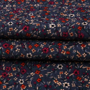 Grosir Kain Corduroy 8 Pits Bermotif Bunga Kecil, Kain Polyester Berkualitas Tinggi untuk Gaun Fashion, Tekstil Rumah, Tas, dan Kemeja - Product Image 5