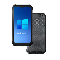 Terminal portable durci OEM avec écran tactile 6,5 pouces, Windows 11, collecteur de données, ordinateur de poche 4G, lecteur NFC et codes-barres QR