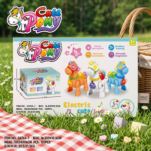 JR MS INDUSTRIES Juguete de Caballo Musical Bailarín a Pilas para Niños de 2 a 4 Años, de Plástico ABS, Regalo para Fiestas de Princesas - Product Image 4