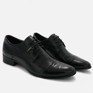 Chaussures Richelieu Goodyear Artisanales de Luxe pour Hommes, en Cuir Véritable, à Lacets, pour Tenues Formelles et Décontractées - Product Image 1