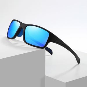 Lunettes de soleil polarisées carrées anti-éblouissement pour hommes, idéales pour la conduite, la pêche et le sport, avec logo personnalisé, collection 2024 - Product Image 1
