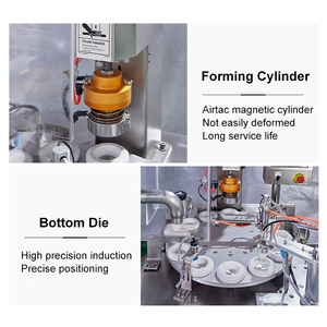 Máquina automática para formar corteza de tarta de pastel Máquina para hacer tartas de huevo portugués para tienda - Product Image 3