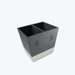 ถังขยะทรงสี่เหลี่ยมแบบตั้งพื้น ไม่มีฝาปิด ทำจากกระดาษรีไซเคิล  ตกแต่งด้วยหนัง  สไตล์น<span class=keywords><strong>อร</strong></span><span class=keywords><strong>์ดิก</strong></span> เหมาะสำหรับห้องพักในโรงแรม - Product Image 6