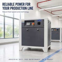 Compresseur d'air électrique fixe à vitesse constante, mini, 11 kW, 15 CV, pour l'industrie générale