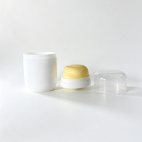 Flacon de lotion ovale sans air de 50 à 100 ml, en plastique PP, flacon sous vide portable, conteneur de recharge cosmétique pour les soins de la peau