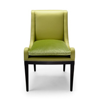 Chaise de poker de luxe en velours sans accoudoirs, siège de jeu avec garniture cloutée pour table de Baccarat VIP, mobilier de salle à manger pour hôtel, bar, restaurant