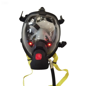 Ayonsafety en136 độ nét cao chống sương mù màn hình và đầu lên màn hình (HUD) Hệ thống Silicon Mặt nạ đầy đủ cho lính cứu hỏa mỏ - Product Image 2