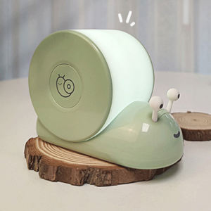 Cute Animal Bedside Lamp Snail Night <b>Light</b> for Kids with Magnetic Rechargeable Table Lamp Office Home Decor for Kitchen Bedroom - Product Image 2
