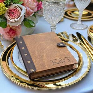 Cá nhân A5 & A6 hàng ngày kế hoạch máy tính xách tay biểu tượng tùy chỉnh bằng gỗ Bìa Rỗng ra khắc in phong cách trống tin nhắn cuốn sách Quà Tặng - Product Image 3