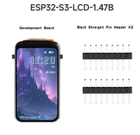 Carte de développement ESP32-S3 avec écran LCD 1,47 pouce 1.47B, affichage 1,47 pouce, écran SD 172x320 RGB LED