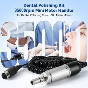 Micromotore per Laboratorio Dentistico ad Alta Efficienza 35000RPM Tipo E con Manipolo - Product Image 4