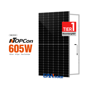 แผงโซลาร์เซลล์แบบโมโนและไบเฟเชียล TOPcon 610W 620W 600w จากรอตเตอร์ดัม สหภาพยุโรป - Product Image 2