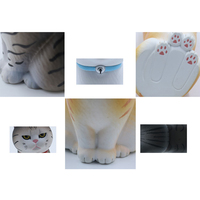 Figurines d'art OEM personnalisées en boîte mystère, figurines d'action de collection, mini figurines de chat en PVC de designer, série de boîtes mystères personnalisées en usine, films et séries TV
