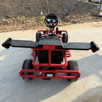 Buggy tout-terrain professionnel à une place, à essence, à transmission par chaîne, 212 cm³, 4 temps, avec de grands pneus antidérapants et freins à disque hydrauliques