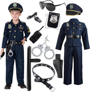 Costume d'officier et kit de jeu de rôle Garçons Halloween Carnaval Party Performance Fancy Dress up Uniform Outfit - Product Image 5