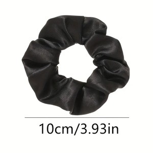 Custom Fashion Women Accessory Bulk Elastic <strong>Hair</strong> Ties Custom Solid Satin <strong>Hair</strong> <strong>Bands</strong> <strong>Girls</strong> Wholesale Silk <strong>Hair</strong> Scrunchies - Product Image 6