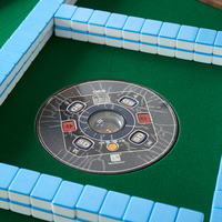 Table Basse Carrée en Noyer Noir Moderne, Écologique et Durable, 4 Places, Loisirs, Mahjong Chinois, Multifonctionnelle, Vente Directe Usine