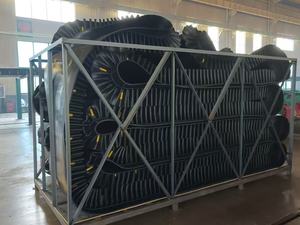 Büyük eğim açısı ve etek saptırma plakaları ile konveyör bant, aşınmaya dayanıklı ve yüksek sıcaklığa dayanıklı kauçuk konveyör bant - Product Image 5