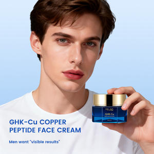 Crema Facial de Péptidos de Cobre Azul GHK-Cu de Marca Privada, Antiarrugas, Reparadora, Iluminadora, Antienvejecimiento - Product Image 5