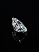 Pierres de Moissanite de laboratoire en vrac, taille émeraude, couleur DEF, clarté VVS1, taillées à la machine par haute technologie, effet de jeu de couleurs/feu, vente en gros