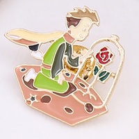 Assortiment de broches de revers en émail en métal Kaisite en vrac, Badge personnalisé en émail Anime avec chaîne