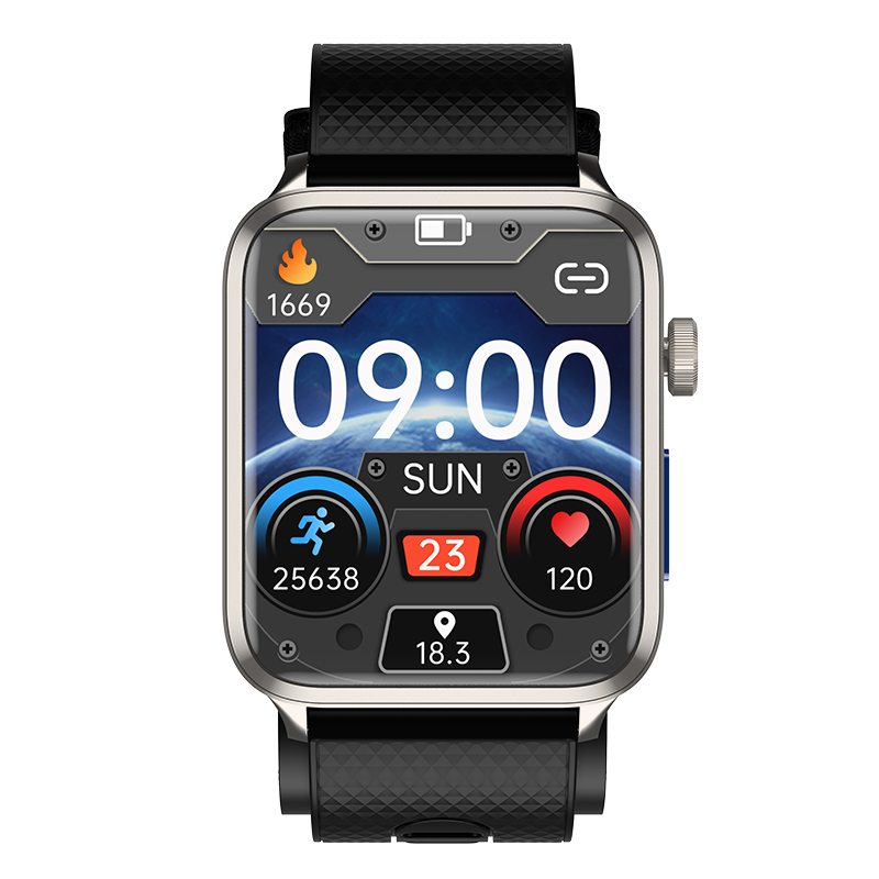 Heart Rate Blood Oxygen Smart Watch Pulse Rate Tracker Thermometer