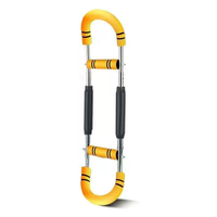 Nuevo diseño, ejercitador de brazo de resorte rojo y negro portátil de alta resistencia, equipo de entrenamiento de fuerza muscular para gimnasio en casa