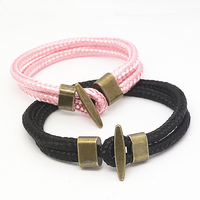 Manille réglable en acier inoxydable avec logo personnalisé pour bracelet, accessoires en métal pour paracorde, apprêts et composants de bijoux