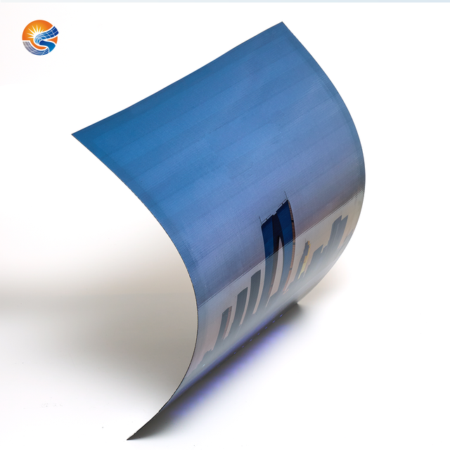 SunFlex Customize Full Color Flexible Thin Perovskite Solar Panel Portable Lightweight Decorative PV Module Solar Power Cell