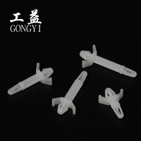 Entretoise PCB en nylon à clip simple longue durée 15,7 mm, à enfoncer, pour trou PCB de 4 mm, fixation rapide, entretoise de carte de circuit imprimé PA66 RoHS